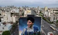 Giant New Mural Celebrates ‘Warrior’ Maradona in Buenos Aires