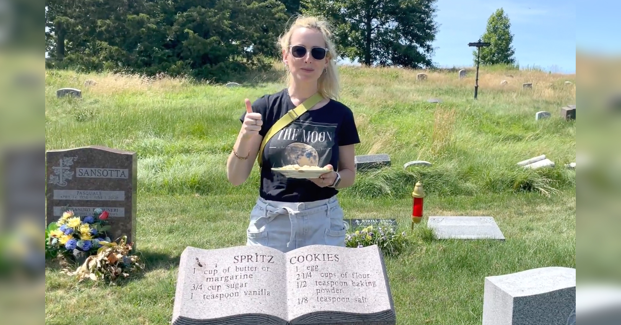 Woman Goes Viral Making Recipes From Gravestones: Says It's a Way to Continue 'Sharing a Memory' - Vimarsana News