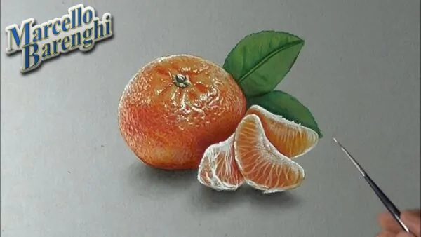 3 Drawings: Ladybug, Medieval Helmet, and Tangerine!