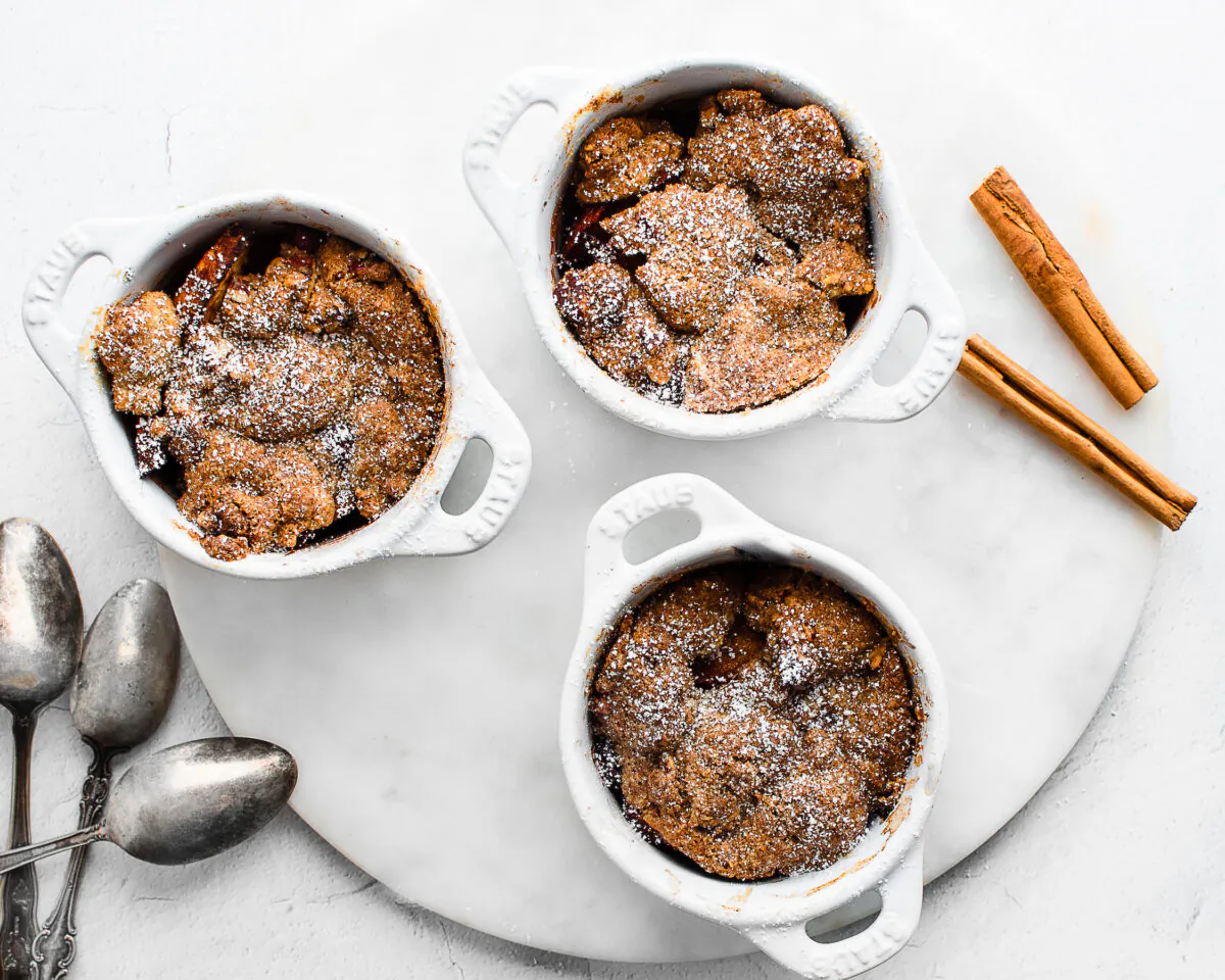Bacon fat gives the crumble a pleasant savory, salty quality. (Jennifer McGruther)