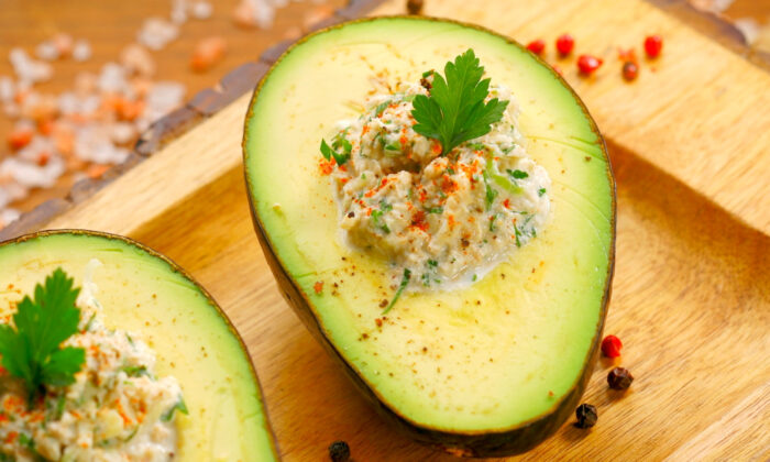 Low Carb Salmon Stuffed Avocado Recipe Video The Epoch Times