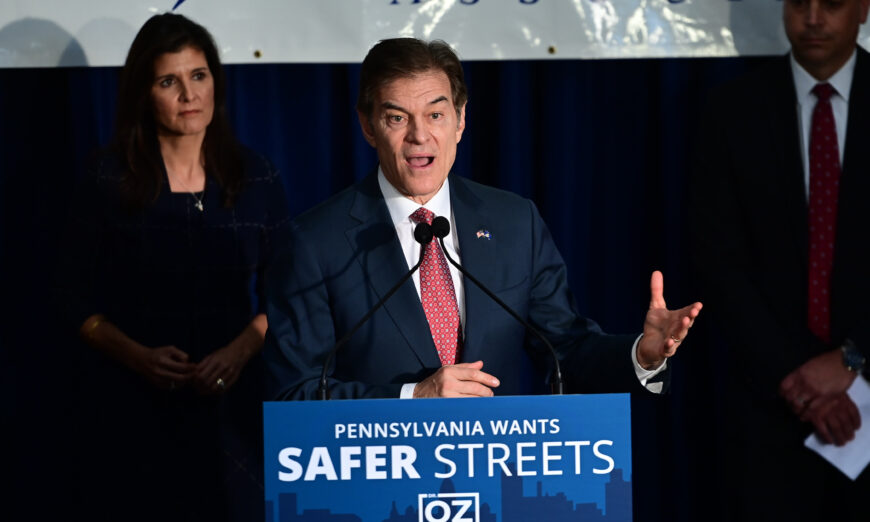 Oz Boasts About Endorsement From Fetterman’s Hometown Newspaper