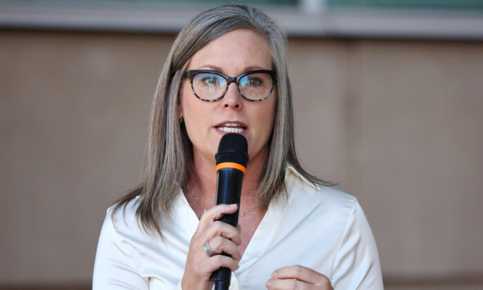 Arizona Elections Chief Katie Hobbs Won’t Recuse Herself in Governor’s Race Against Kari Lake