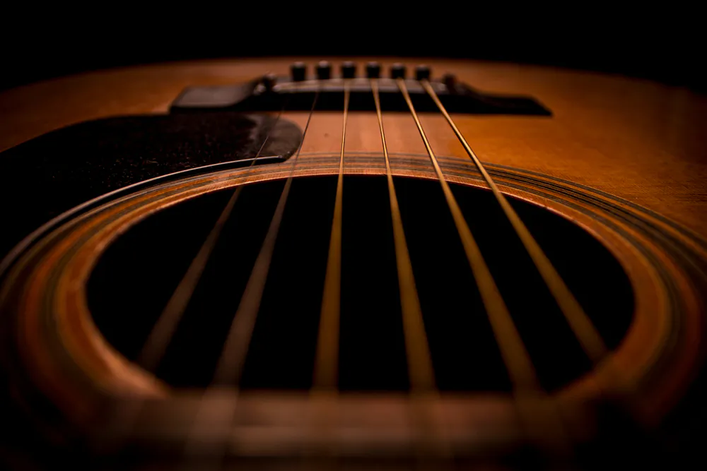 An investment guitar is often a long-hold asset, but one that can be enjoyed and bring pleasure while it appreciates. (Anas Riad/Shutterstock)