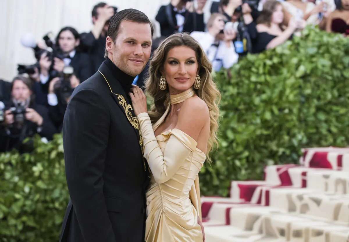 Tom Brady and Gisele Bundchen attend The Metropolitan Museum of Art's Costume Institute benefit gala in New York on May 7, 2018. (Charles Sykes/Invision/AP)