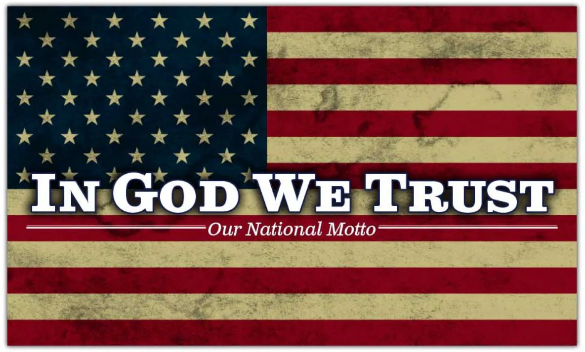 This is one of four poster designs that EmpowerU America is offering through its "In God We Trust" project. Donors are buying the framed prints and the organization is shipping them to Ohio school districts. (Courtesy of EmpowerU America)