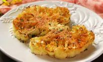 Cauliflower Steak with Turmeric Spiced Sauce (Recipe + Video)