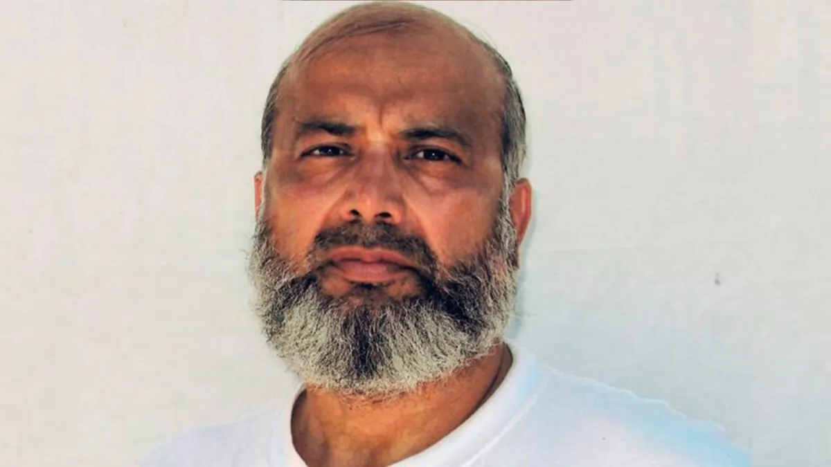Saifullah Paracha at the Guantanamo Bay detention center in Cuba in a file photo. (Counsel to Saifullah Paracha via AP)