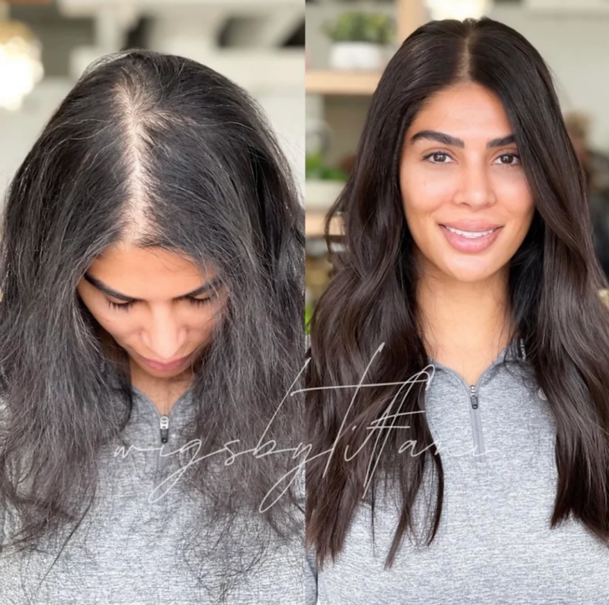 Woman Fits LifeChanging Wigs for People With Hair Loss, Helping Them