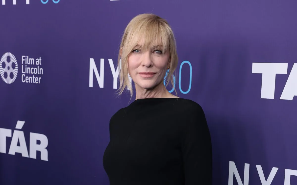 Cate Blanchett attends the "TÁR" red carpet event during the 60th New York Film Festival at Alice Tully Hall, Lincoln Center, in New York City, on Oct. 3, 2022. (Dimitrios Kambouris/Getty Images for FLC)