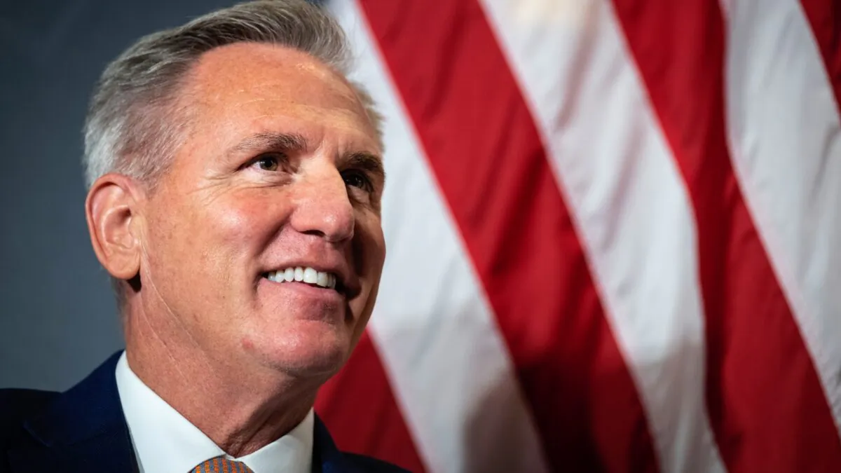 House Minority Leader Rep. Kevin McCarthy (R-Calif.) during an event in Washington on July 26, 2022. (Drew Angerer/Getty Images)