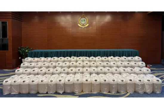 HK Customs Makes Biggest Methamphetamine Trafficking Haul
