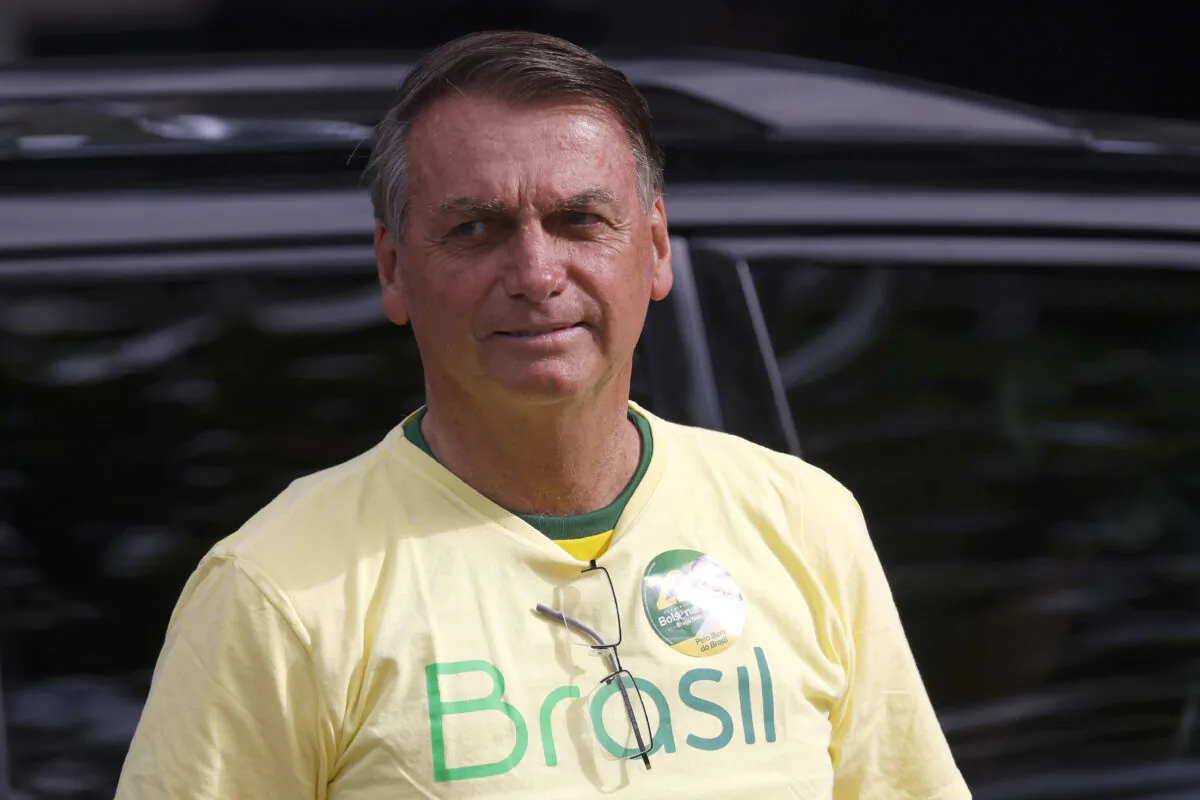 Brazil's former president Jair Bolsonaro is in a Florida hospital complaining of abdominal pain. File photo taken in Rio de Janeiro, Brazil, on Oct. 30, 2022. (Wagner Meier/Getty Images)