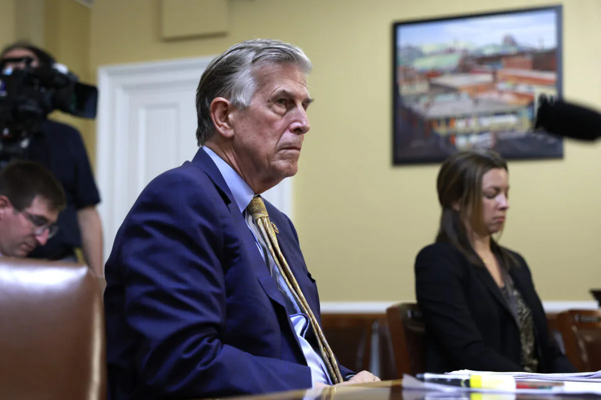 Rep. Don Beyer (D-Va.), the vice chair of the Joint Economic Committee, attends a hearing with the House Rules Committee at the U.S. Capitol on Aug. 10, 2022. (Anna Moneymaker/Getty Images)