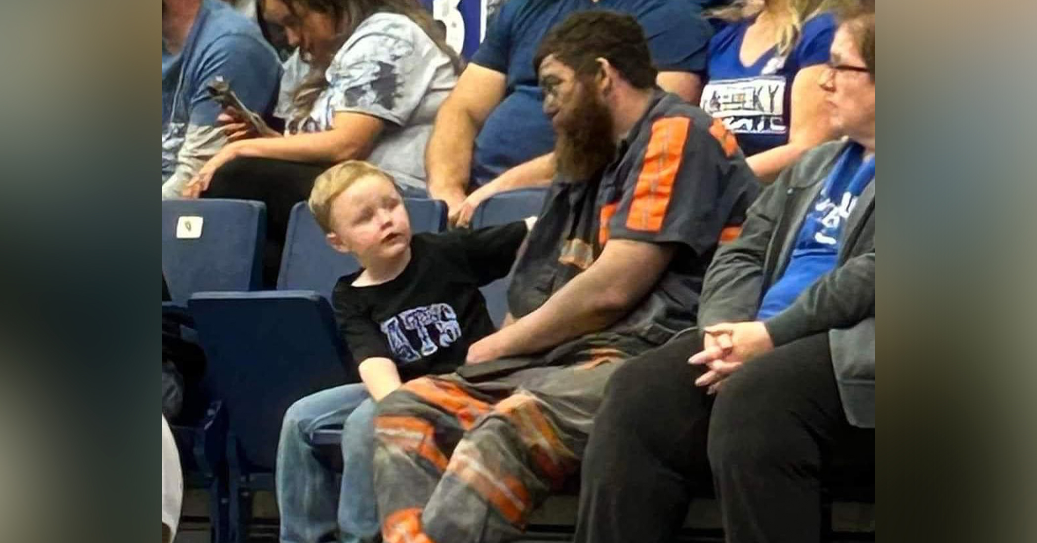 Coal Miner Covered in Soot Goes Viral for Attending a Basketball Game With His Son After a Work Shift - Vimarsana News