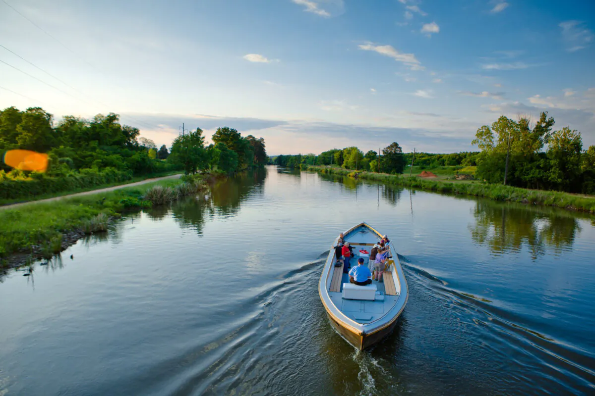 The historic Augusta Canal, the showstopper of Augusta Canal National Heritage Area, runs the length of downtown Augusta and is part of the Savannah River waterways that separate the Peach State of Georgia from the Palmetto State of South Carolina. (Ralph Daniel/Explore Georgia/TNS)