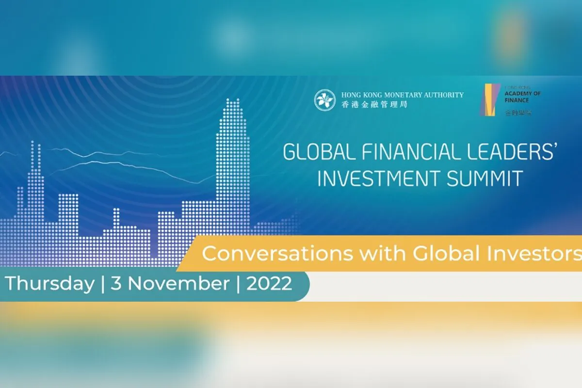 Image from the Hong Kong government website regarding the Global Financial Leaders' Investment Summit. Four senior executives of financial institutions who had scheduled to attend the summit are not attending. (image from Invest.HK)