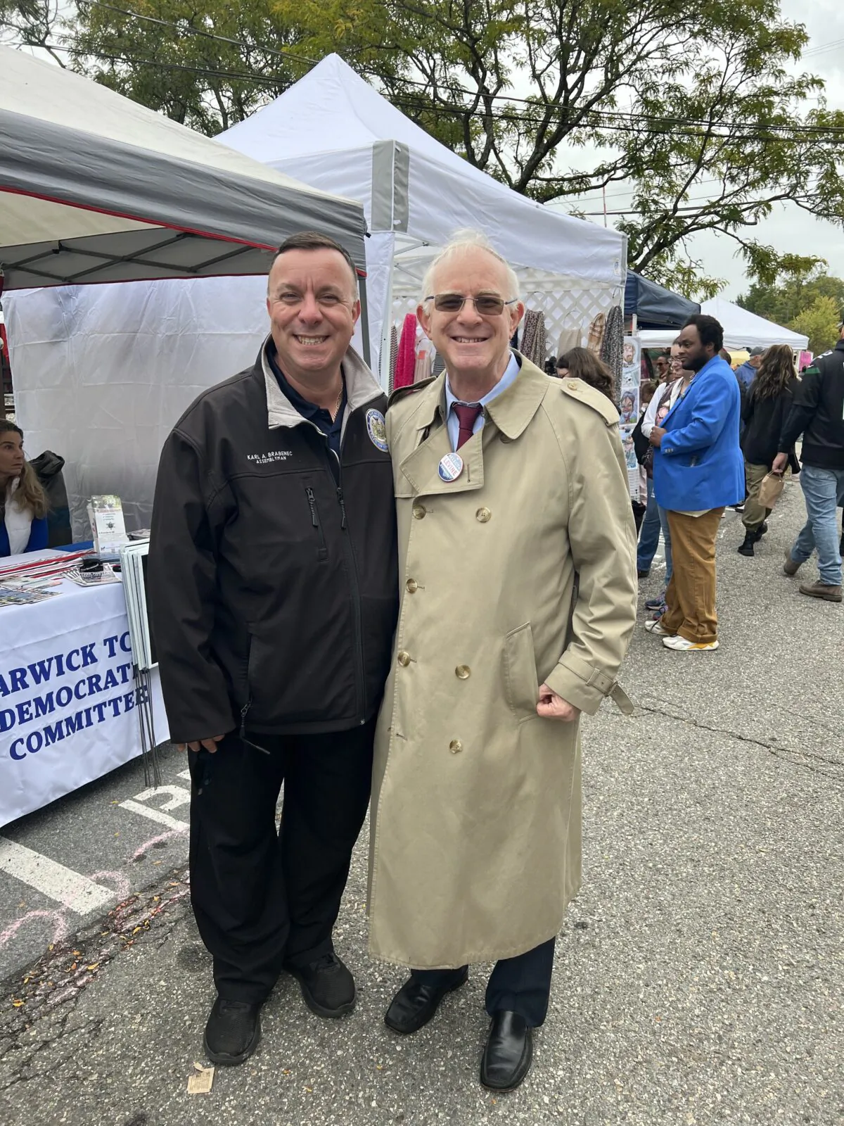 Karl Brabenec (L) and Bruce Levine. (Courtesy of Bruce Levine)
