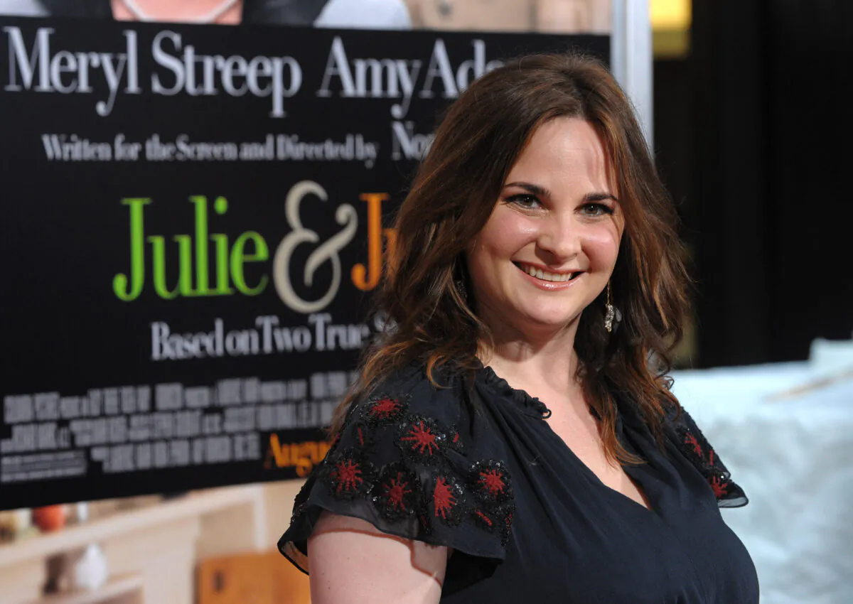 Author Julie Powell attends the premiere of "Julie & Julia" at The Ziegfeld Theatre, in New York on July 30, 2009. (Peter Kramer/AP Photo)