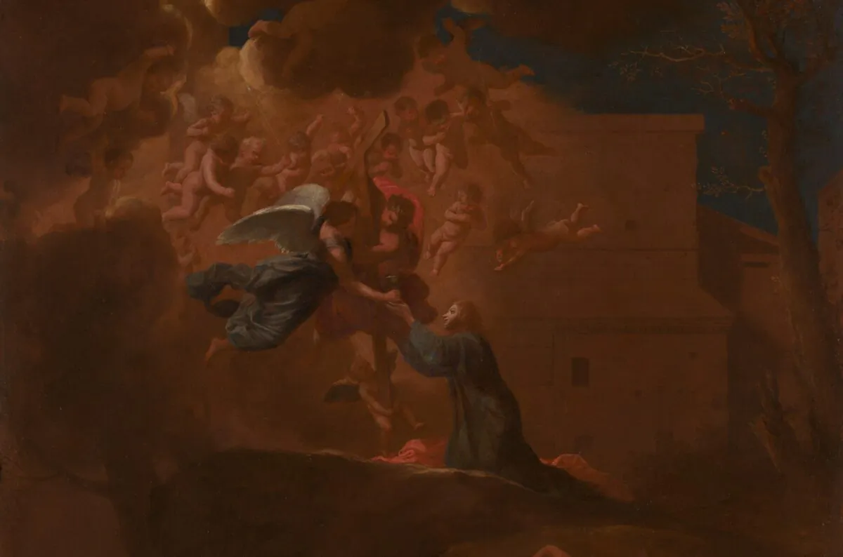 A detail from “The Agony in the Garden,” 1626–27, by Nicolas Poussin. Oil on copper; 24 1/8 inches by 19 1/8 inches. Gift of Jon and Barbara Landau in honor of Keith Christiansen; The Metropolitan Museum of Art, New York. (Public Domain)