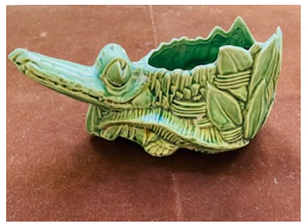 This alligator planter is both cute and collectible. (Handout/TNS)