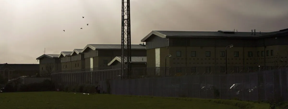 A general view of the Harmondsworth immigration detention centre in Middlesex, England, on Nov. 29, 2006. (Bruno Vincent/Getty Images)