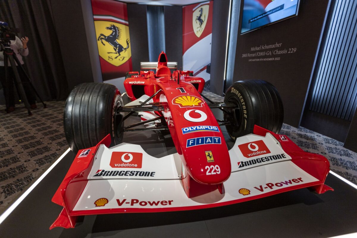  Ferrari F2003 GA chassis number 229 