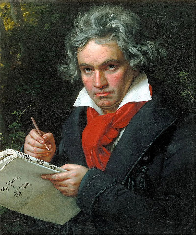 "Beethoven," 1820, by Karl Joseph Stieler. (Public Domain)