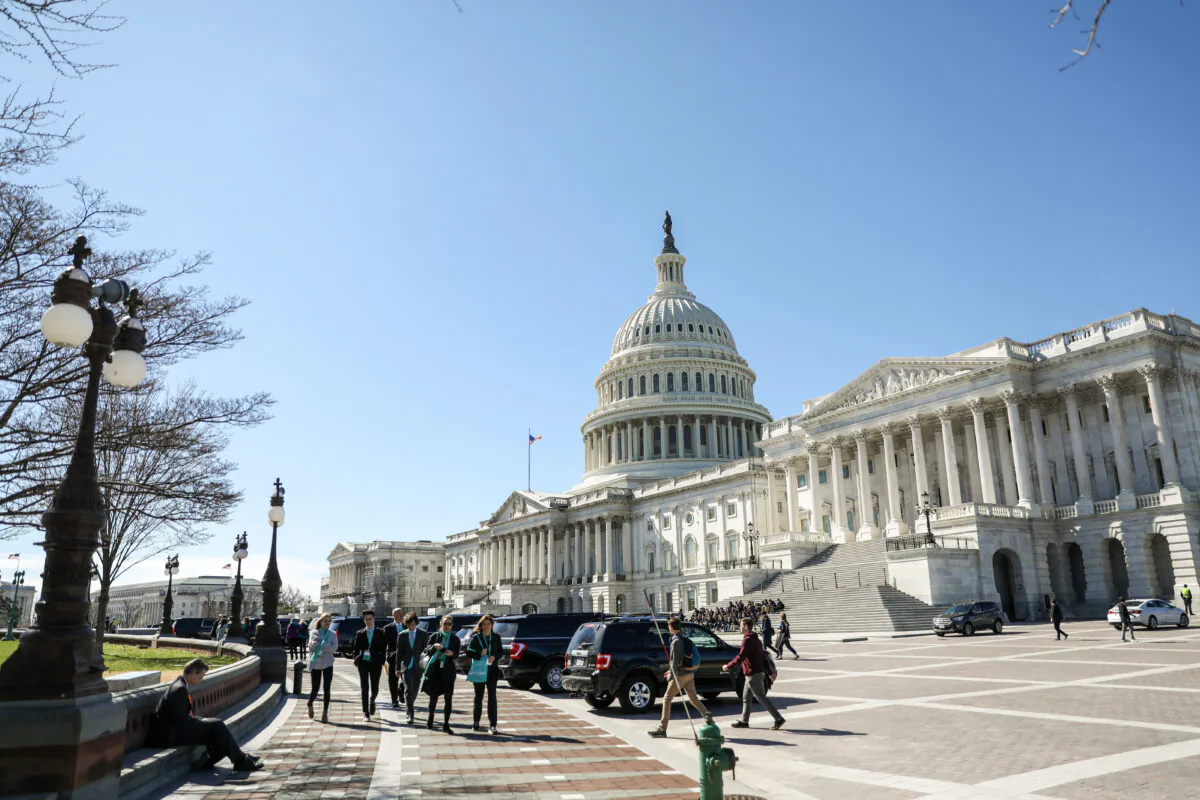 The Capitol building in Washington on March 4, 2020. (Charlotte Cuthbertson/The Epoch Times)