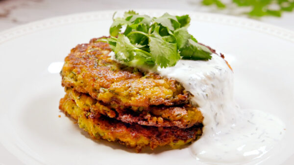 Easy Keto Zucchini Fritters Recipe (Recipe + Video)