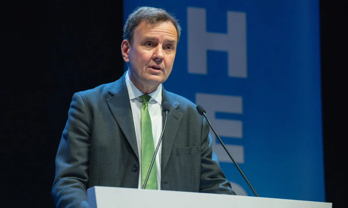 UK Trade Policy Minister Greg Hands in a file photo on March 19, 2022. (Michal Wachucik/PA Media)

