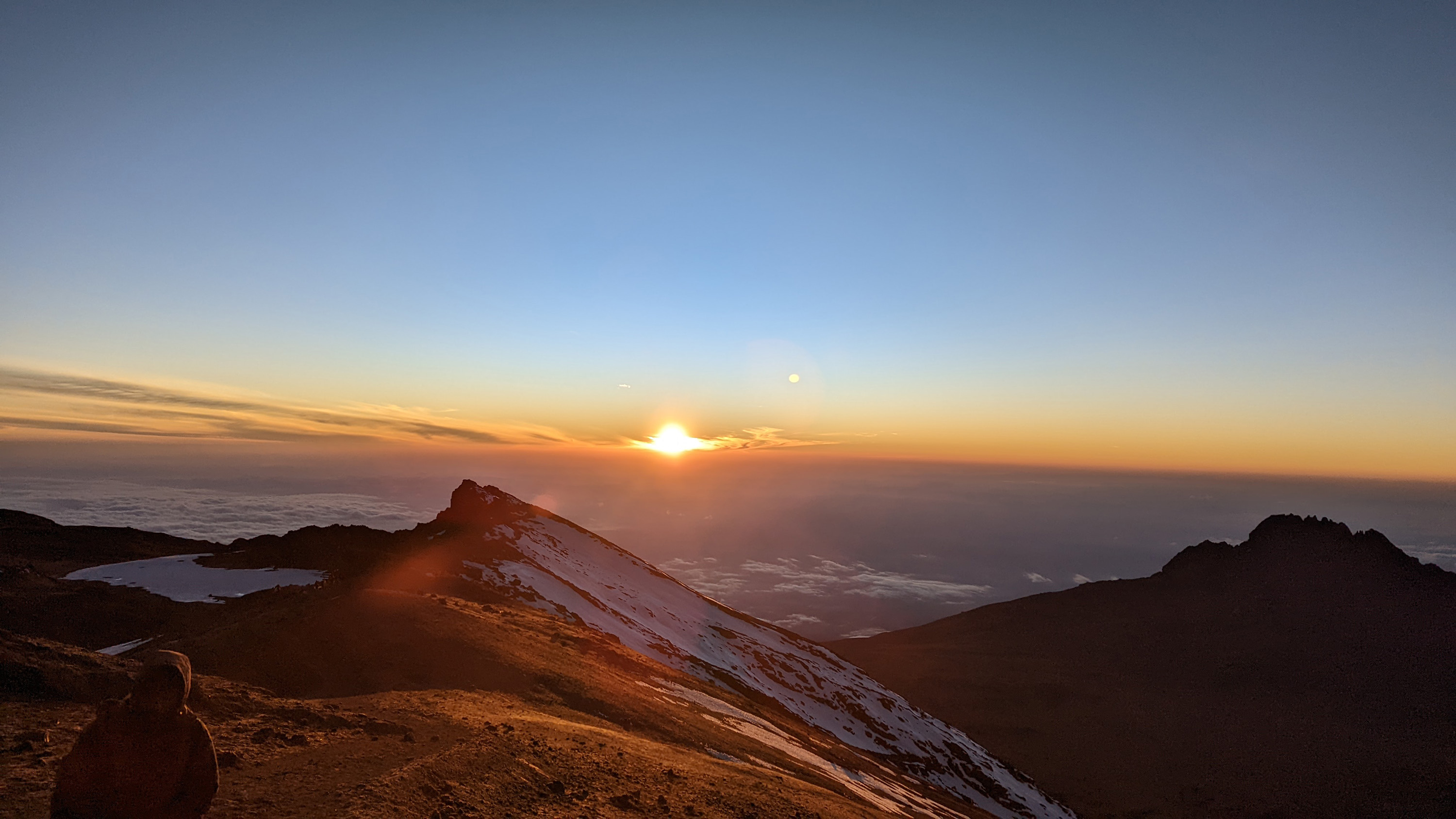 sunrise on Kilimanjaro