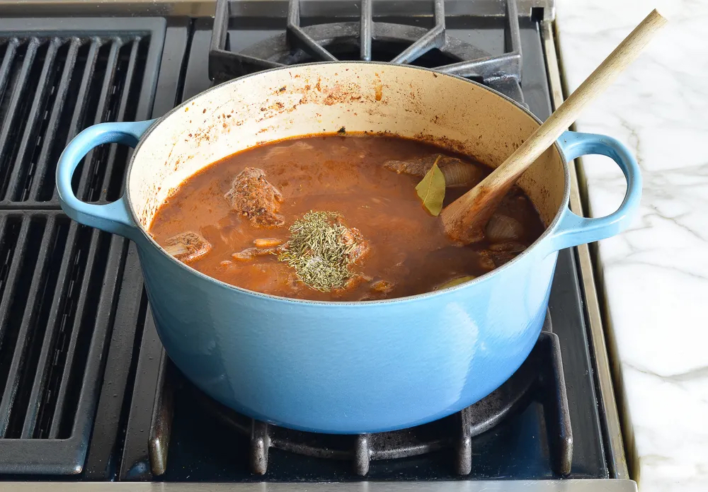 making Beef Stew with Carrots & Potatoes