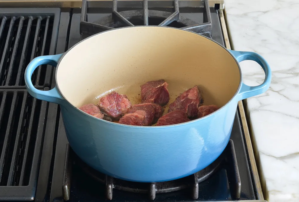 making Beef Stew with Carrots & Potatoes