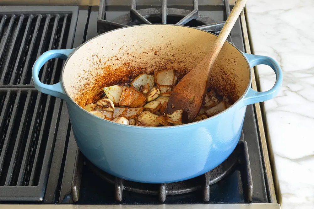 making Beef Stew with Carrots & Potatoes
