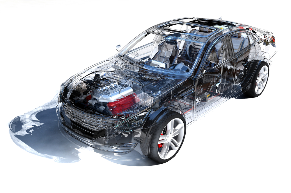 Model,Cars,On,A,White,Background.3d,Render