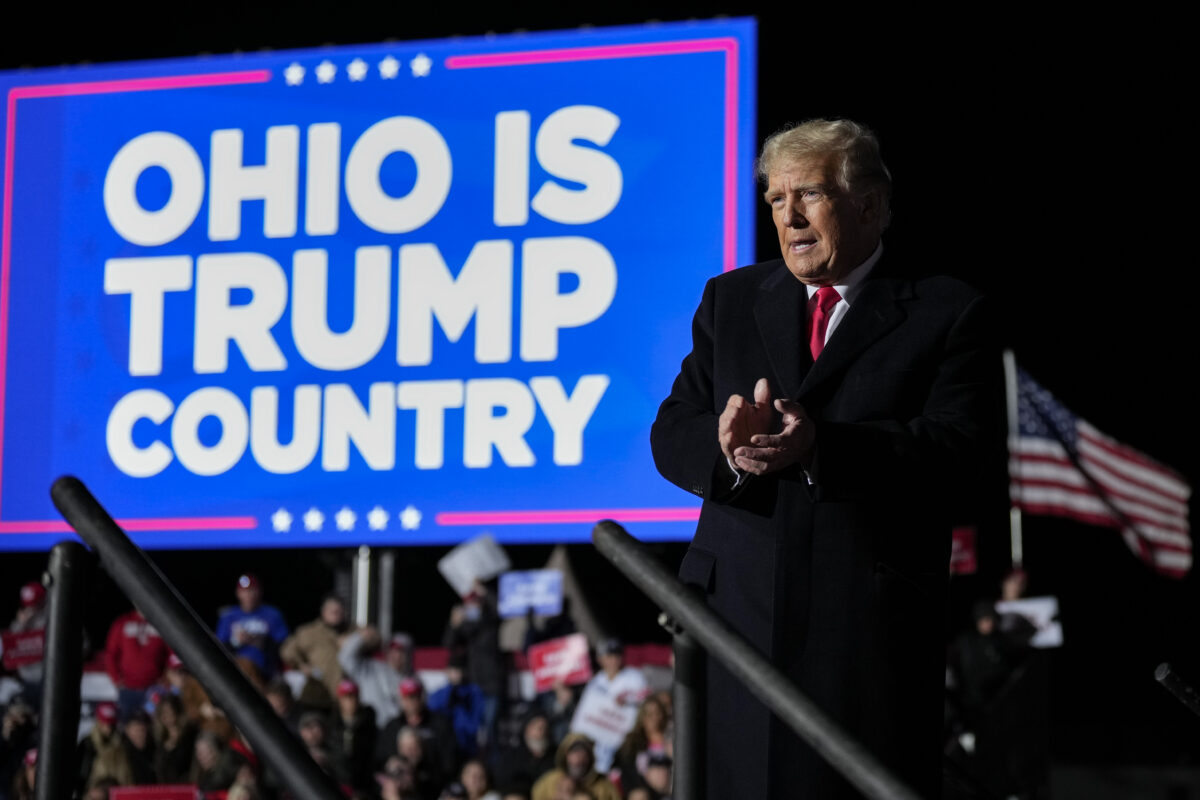 Trump, Ohio rally, JD Vance