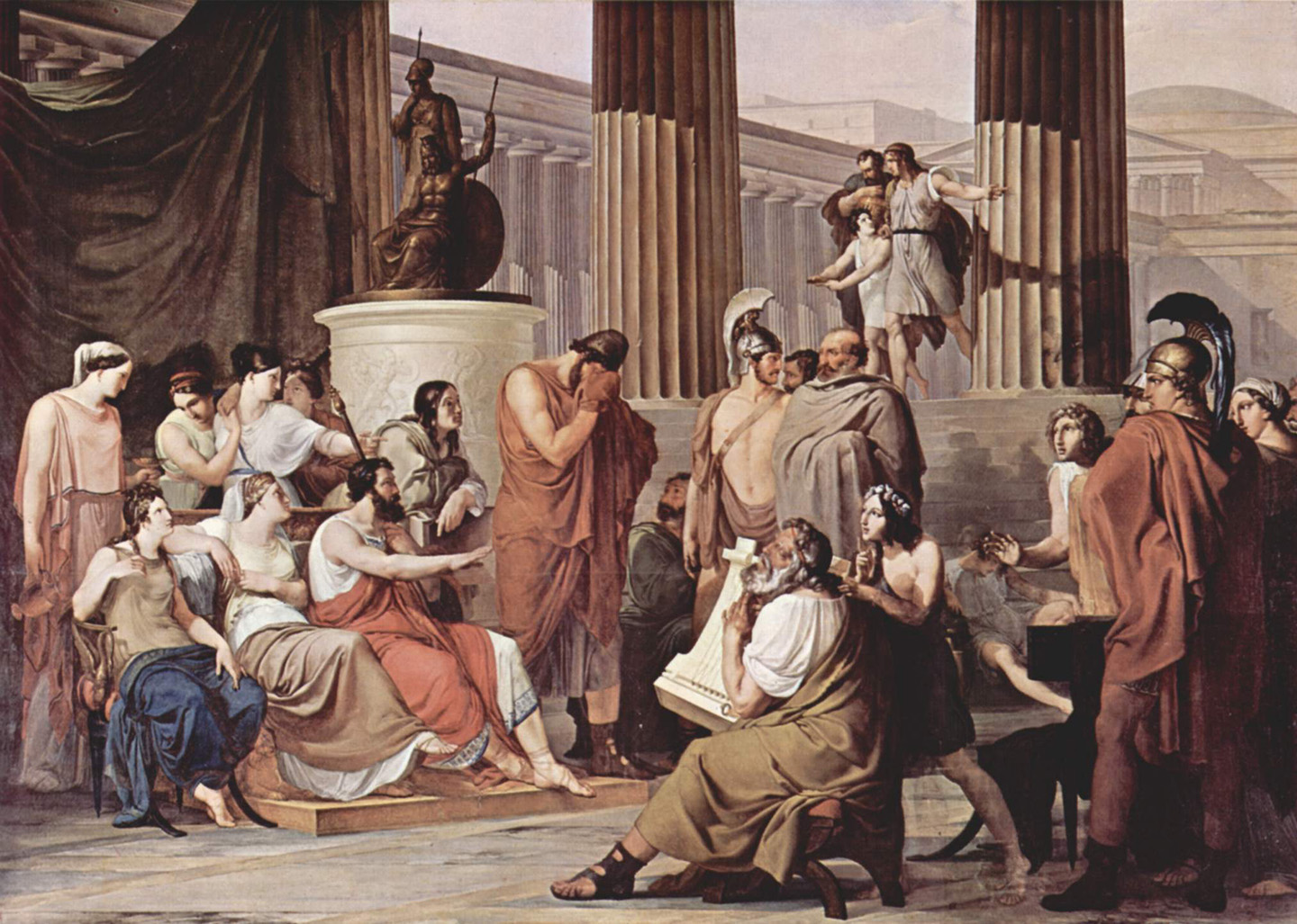 "Ulysses at the court of Alcinous,"1814–1815, by Francesco Hayez. 