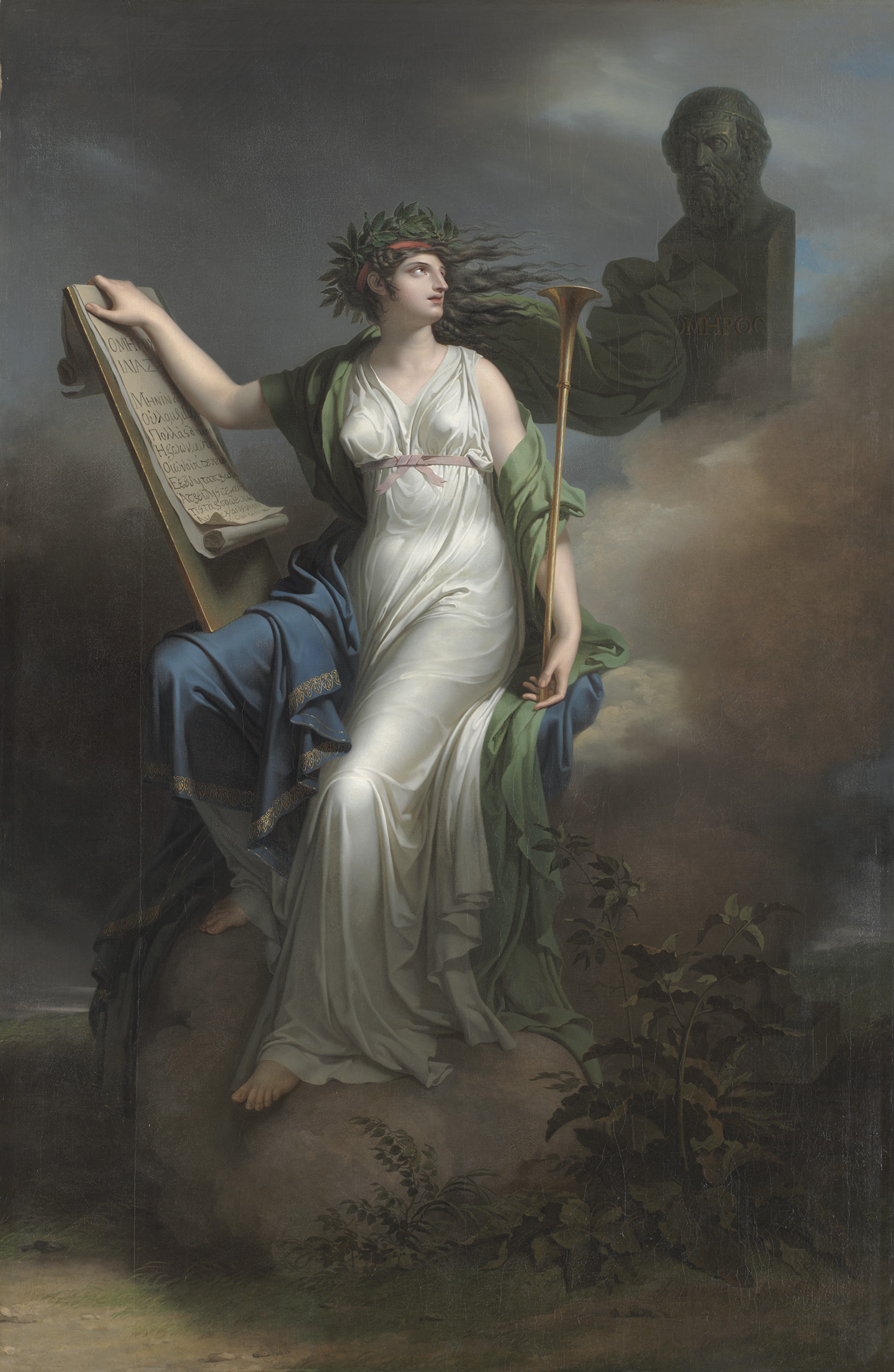 "Calliope, Muse of Epic Poetry," 1798, by Charles Meynier. (Public Domain)