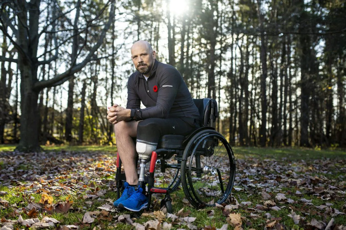 Veteran Stephen LaSalle is shown in Ottawa, on Nov. 5, 2022. (The Canadian Press/Justin Tang)

