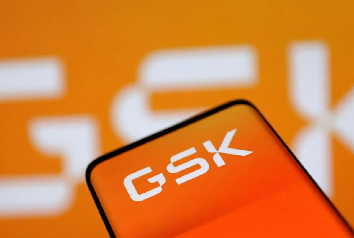 GSK (GlaxoSmithKline) logo in this illustration on Aug. 10, 2022. (Dado Ruvic/Illustration/Reuters)