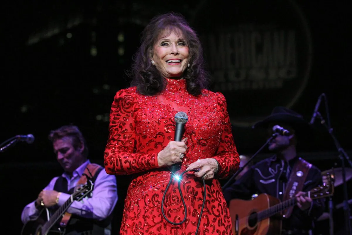 Loretta Lynn performs during the 16th Annual Americana Music Festival and Conference in 2015 in Nashville, Tenn. (Terry Wyatt/Getty Images for Americana Music)