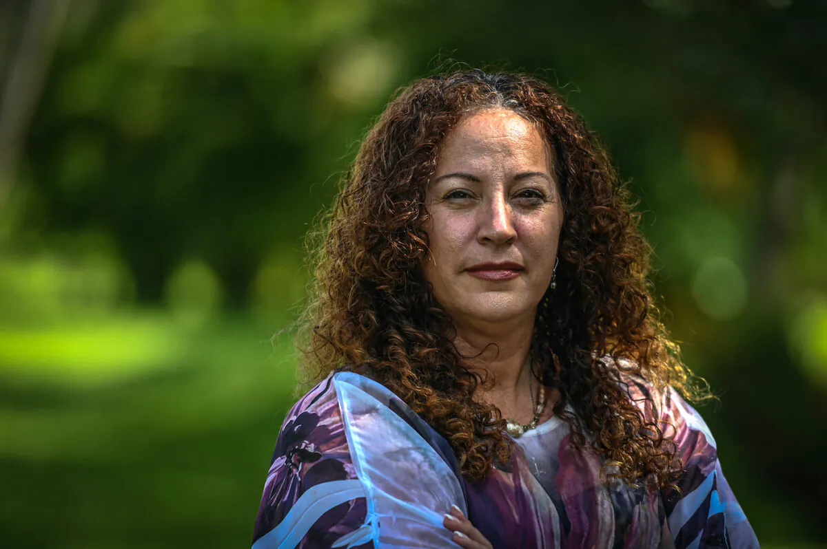 Jacqueline Rosario, a member of the school board for District 2, in Vero Beach, Fla., on Oct. 16, 2022. Rosario’s candidacy for her successful re-election was supported by Moms for Liberty and endorsed by Florida Gov. Ron DeSantis. (Giorgio Viera/AFP via Getty Images)