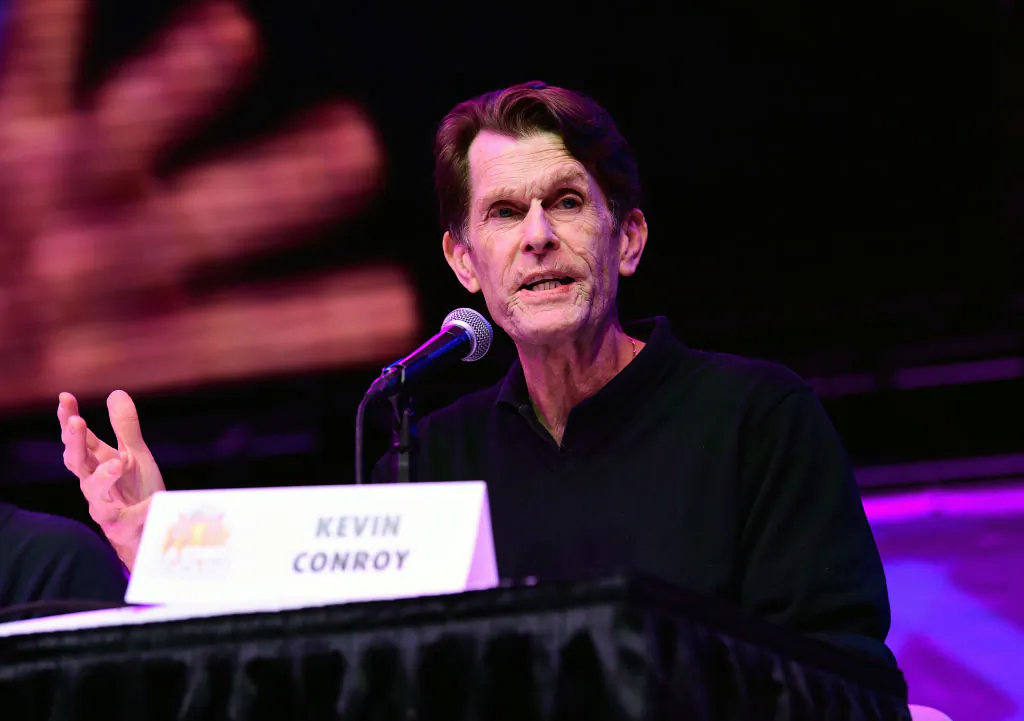 Actor Kevin Conroy speaks during 2021 Los Angeles Comic Con at Los Angeles Convention Center in Los Angeles on Dec. 04, 2021. (Chelsea Guglielmino/Getty Images)