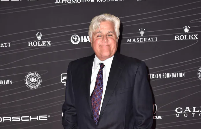 Jay Leno attends the Petersen Automotive Museum Gala at The Petersen Automotive Museum in Los Angeles on Oct. 5, 2018. (Alberto E. Rodriguez/Getty Images)