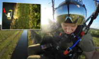 Florida Paraglider Spots Woman and Her Car Sinking in a Canal, Executes Emergency Landing to Save Her Life