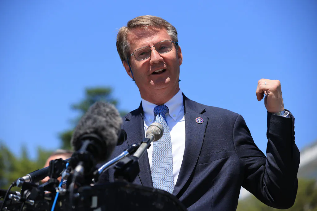 Rep. Tim Burchett (R-Tenn.) speaks during a news conference outside the U.S. Capitol in Washington on May 19, 2021. (Chip Somodevilla/Getty Images)