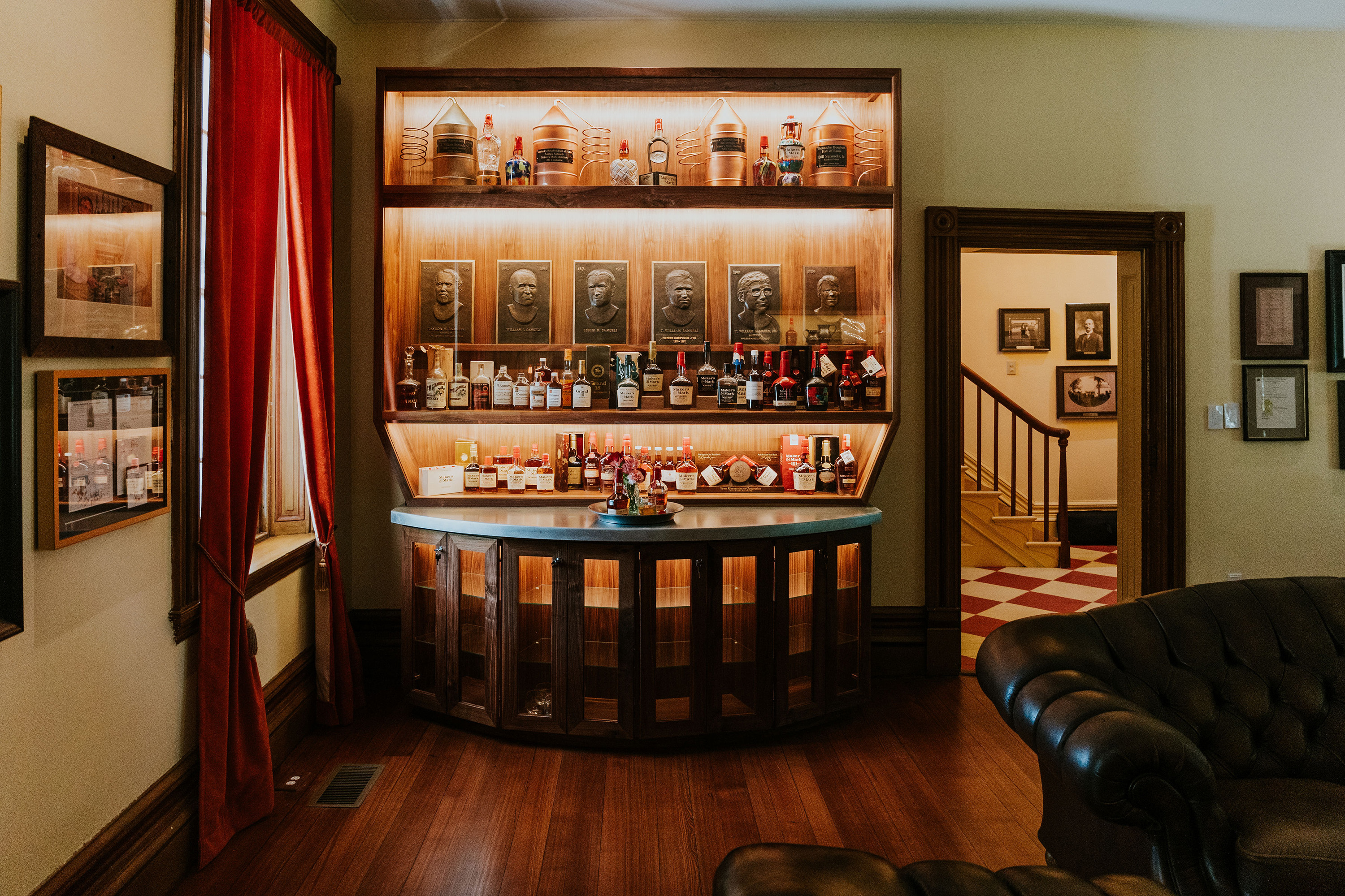 bourbon on a shelf