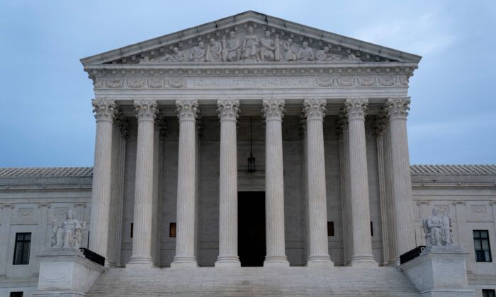 The U.S. Supreme Court building in Washington on Oct. 3, 2022. (Stefani Reynolds/AFP via Getty Images)