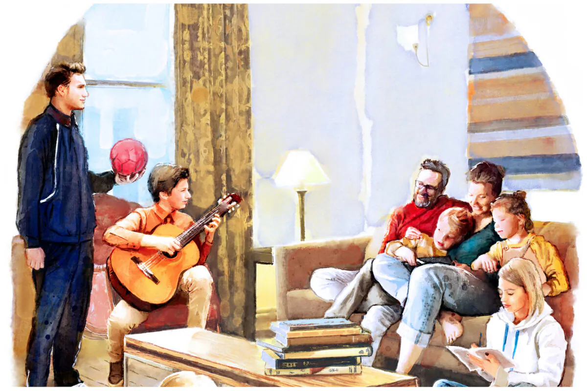 Large families sometimes have their own challenges and joys. (Biba Kayewich)